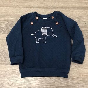 Just One You by carters - baby boy quilted sweatshirt- size 12 months